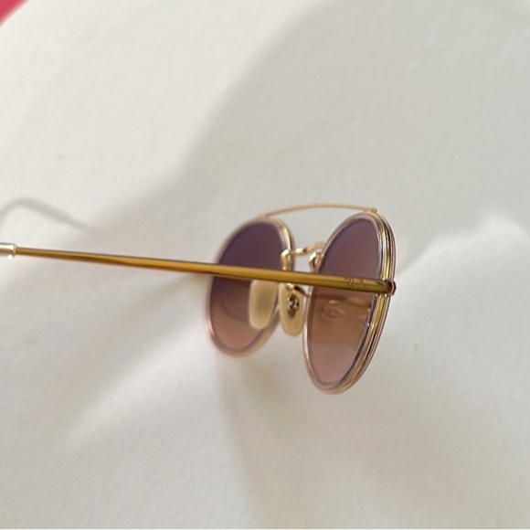 Ray-Ban Gold and Brown Sunglasses - Picture 14 of 16